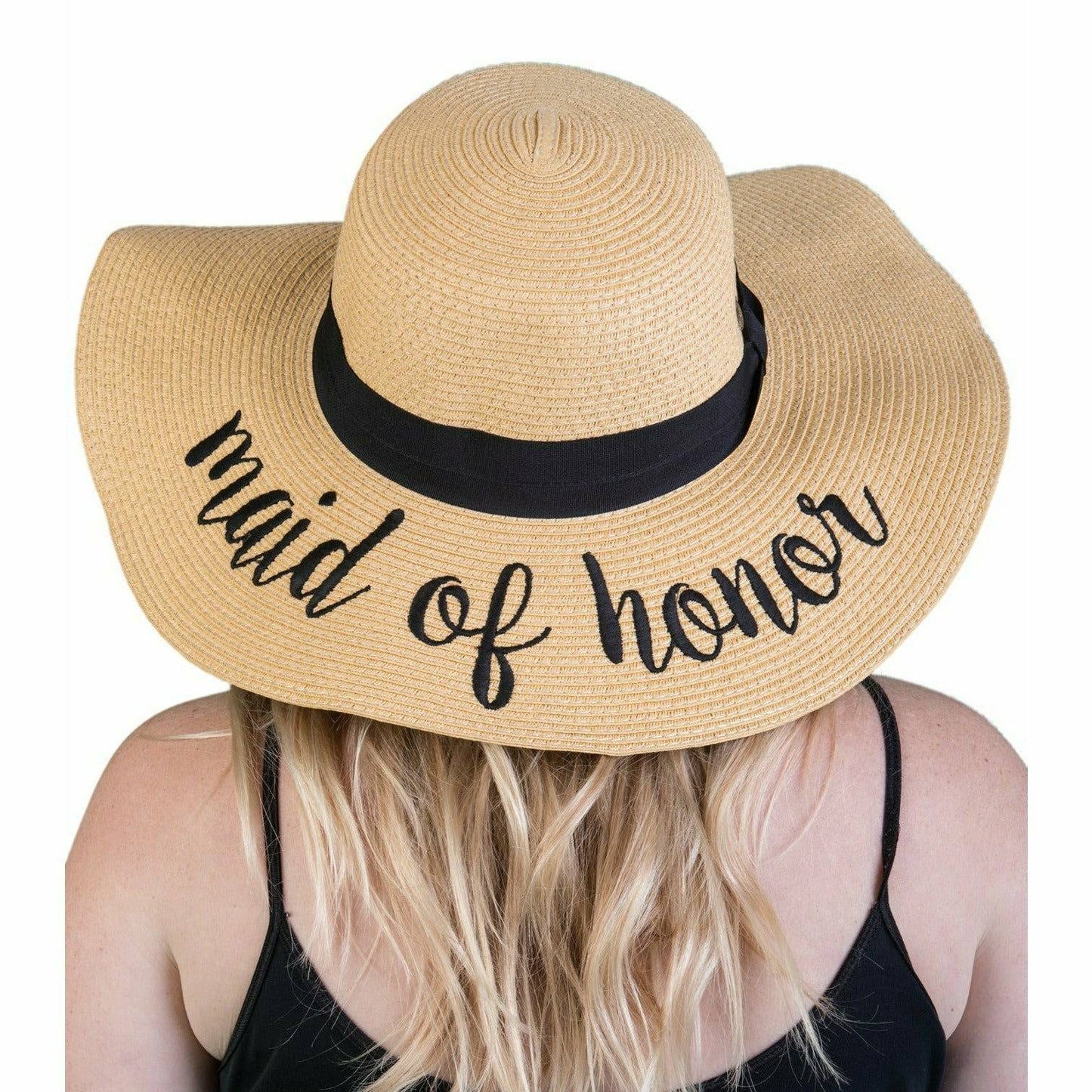 Embroidered Bridal Sun Hat