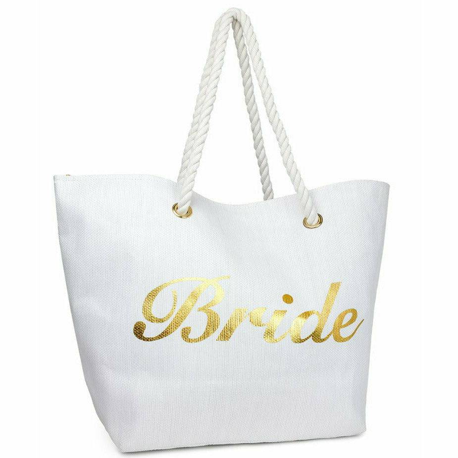 Bridal Beach Tote Bag