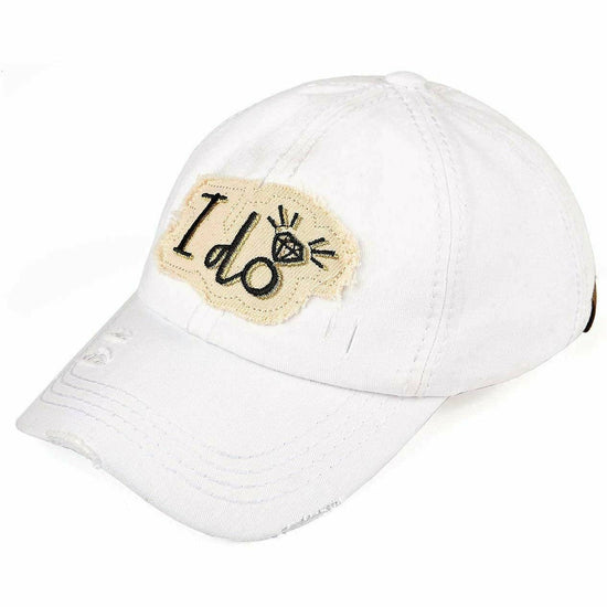 Distressed Bridal Hat : I do,  I Do Crew