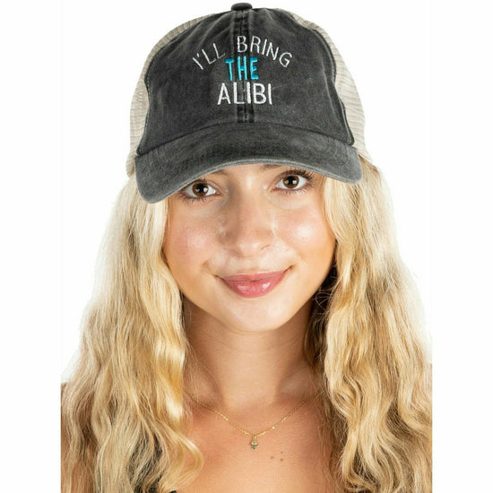 Bridal Cotton Mesh Snapback Baseball Cap - I'll Bring The