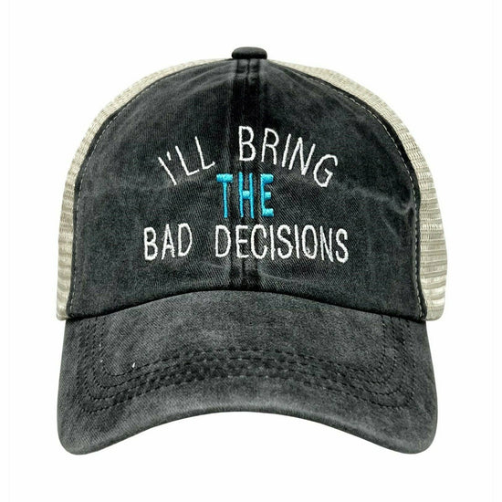 Bridal Cotton Mesh Snapback Baseball Cap - I'll Bring The