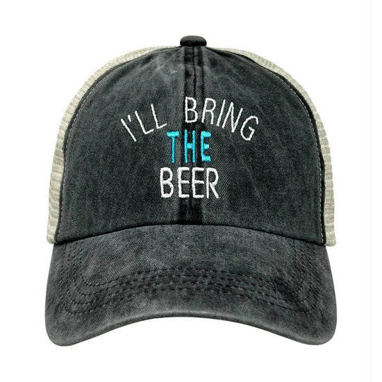 Bridal Cotton Mesh Snapback Baseball Cap - I'll Bring The