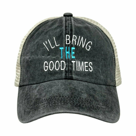 Bridal Cotton Mesh Snapback Baseball Cap - I'll Bring The
