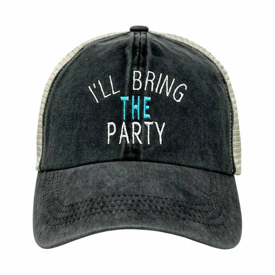 Bridal Cotton Mesh Snapback Baseball Cap - I'll Bring The
