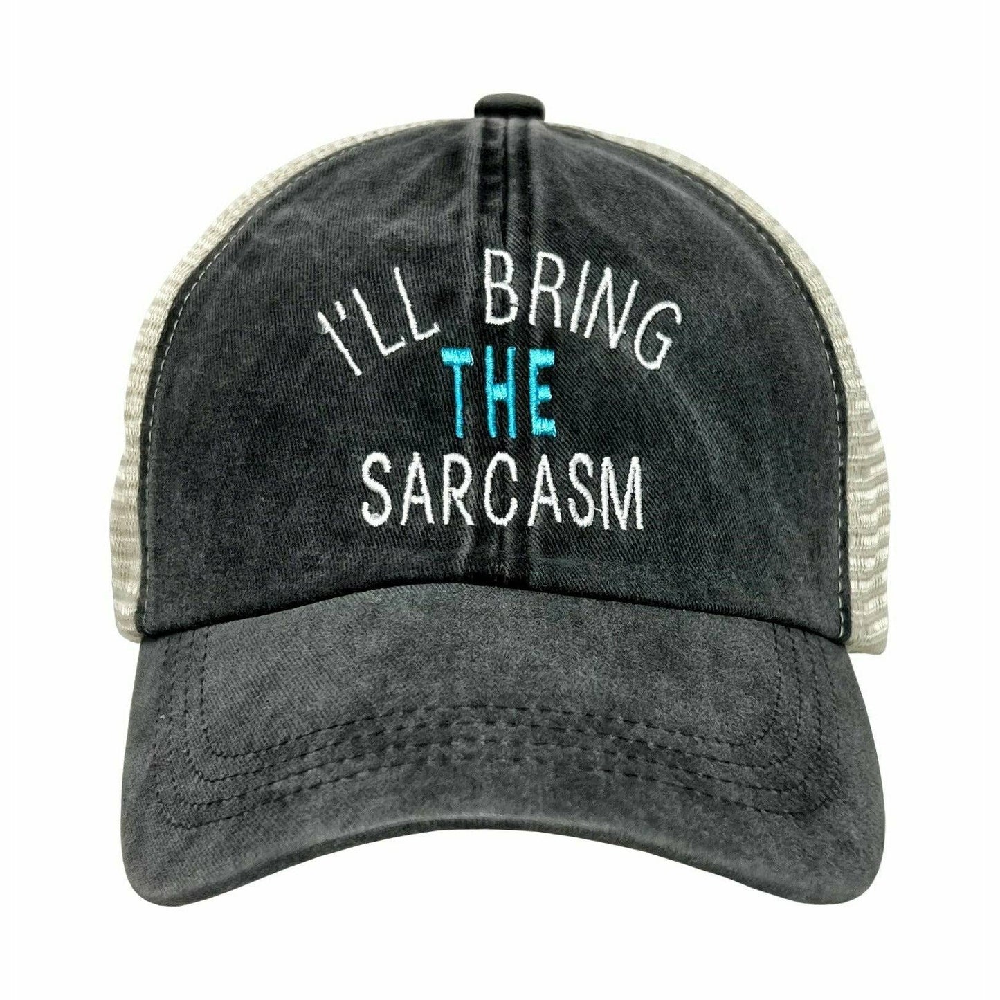 Bridal Cotton Mesh Snapback Baseball Cap - I'll Bring The