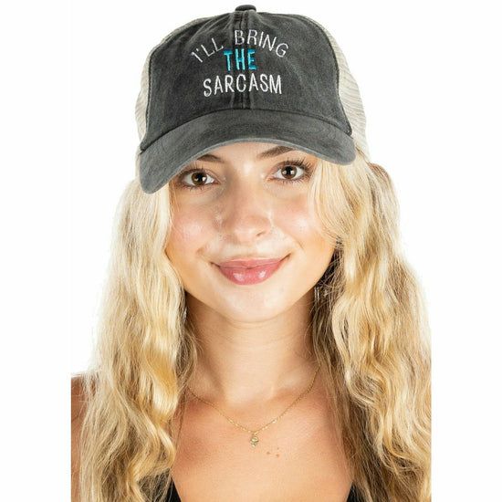 Bridal Cotton Mesh Snapback Baseball Cap - I'll Bring The