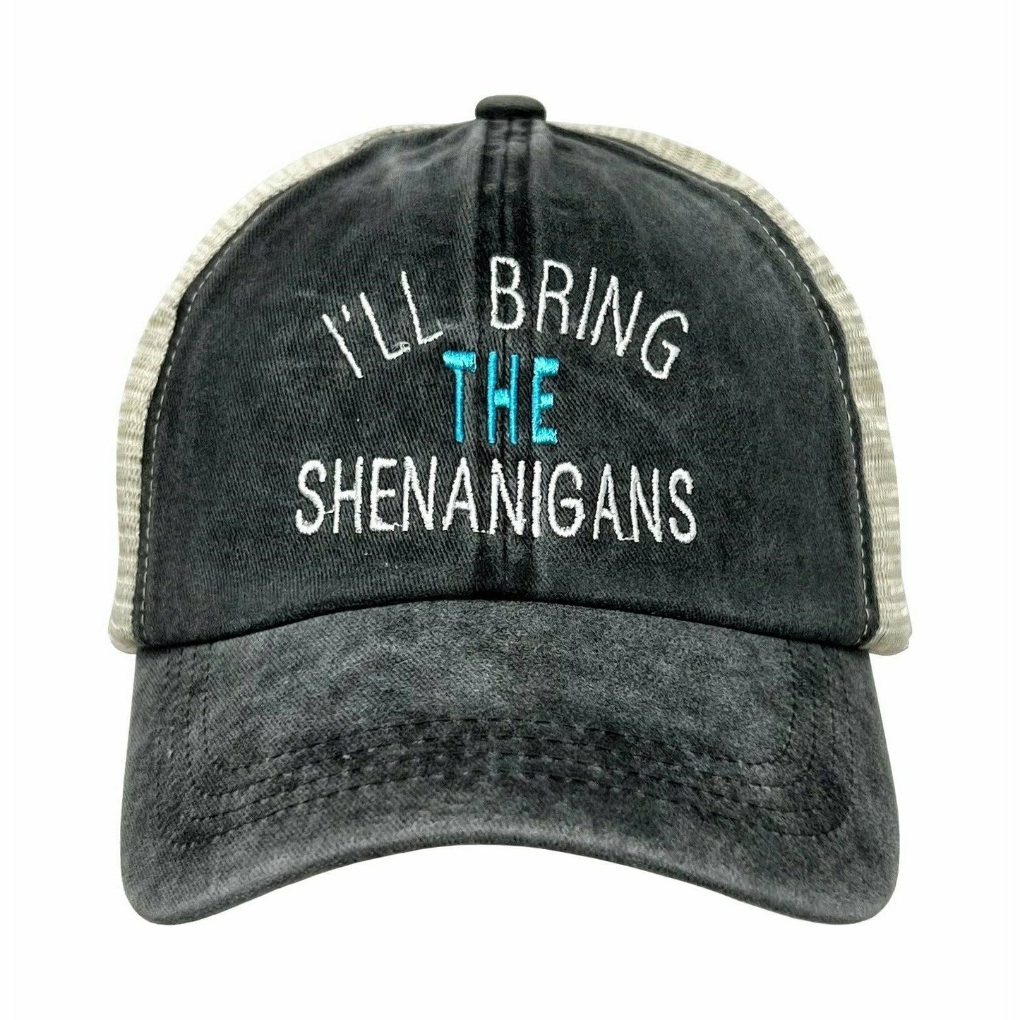 Bridal Cotton Mesh Snapback Baseball Cap - I'll Bring The