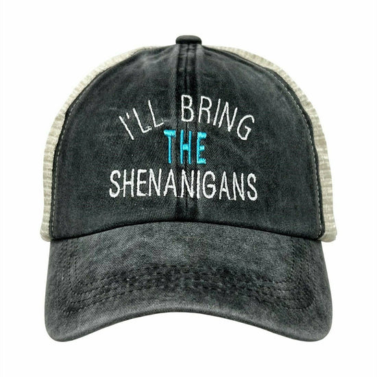 Bridal Cotton Mesh Snapback Baseball Cap - I'll Bring The