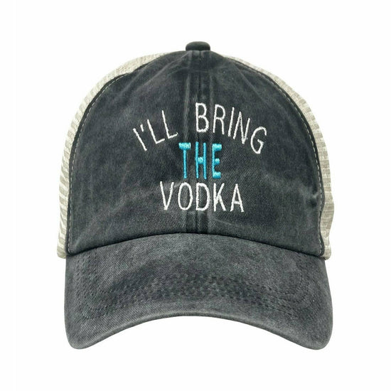 Bridal Cotton Mesh Snapback Baseball Cap - I'll Bring The