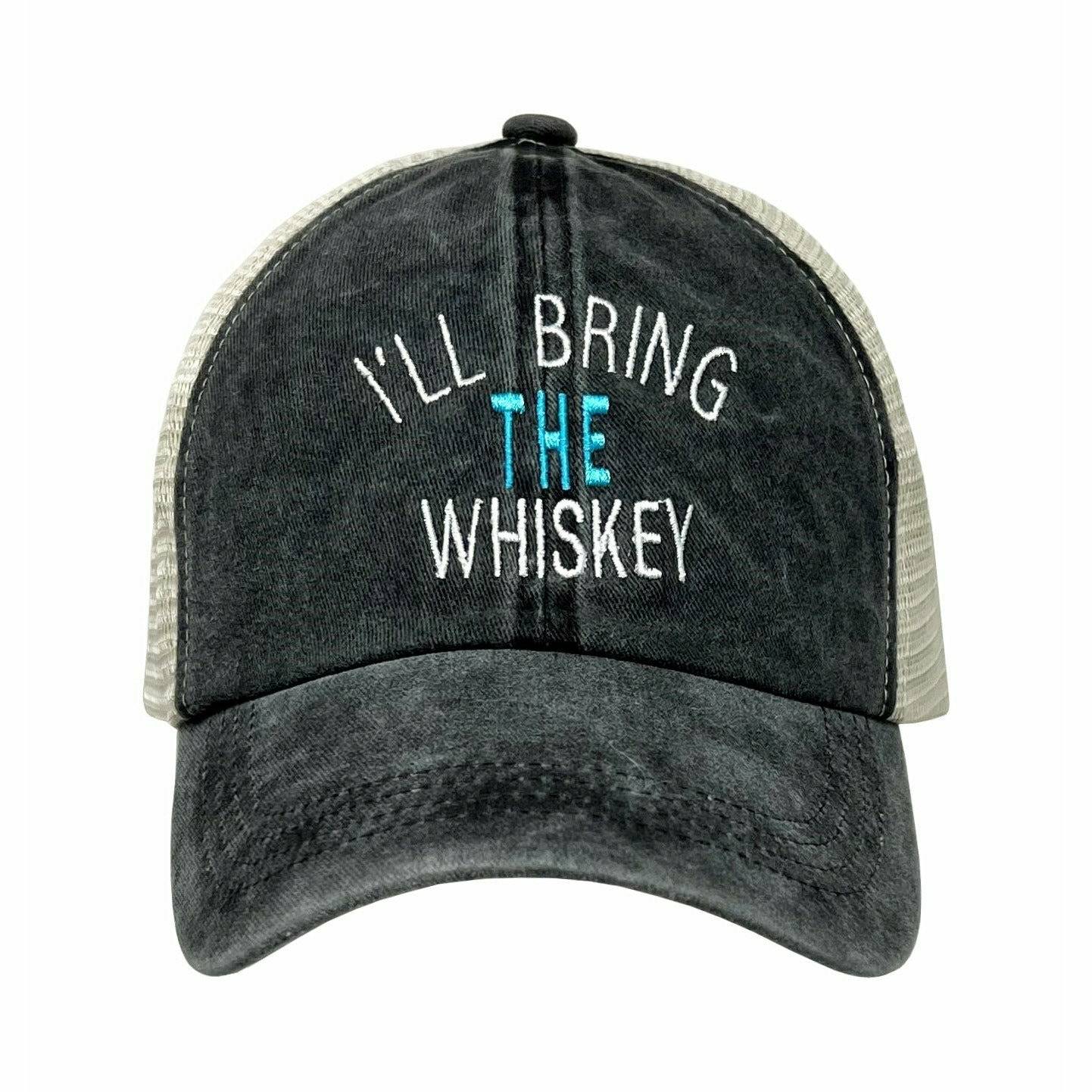 Bridal Cotton Mesh Snapback Baseball Cap - I'll Bring The