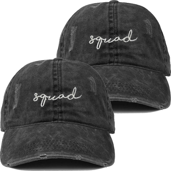 Unconstructed Distressed Bridal Dad Hat - Bundle