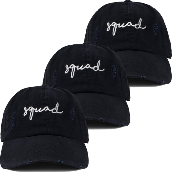 Unconstructed Distressed Bridal Dad Hat - Bundle