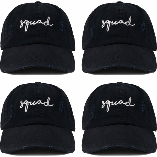 Unconstructed Distressed Bridal Dad Hat - Bundle