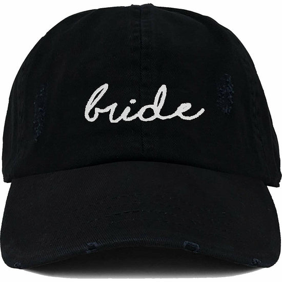 Unconstructed Distressed Bridal Dad Hat