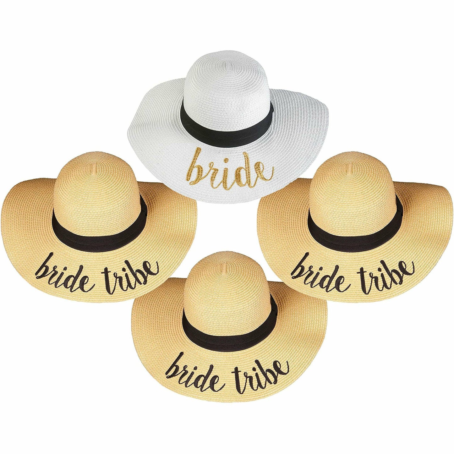 Bridal Messy Bun Sun Hat