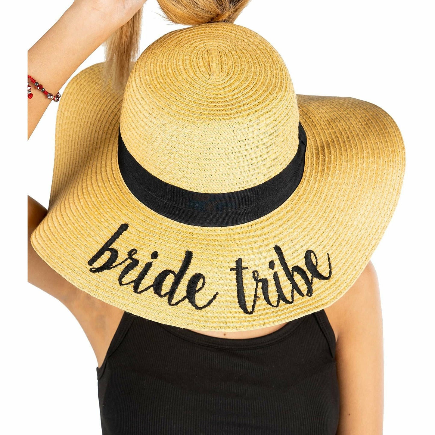 Bridal Messy Bun Sun Hat