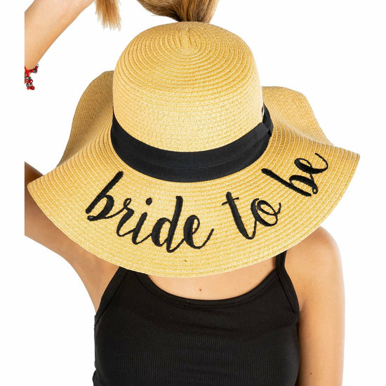 Bridal Messy Bun Sun Hat