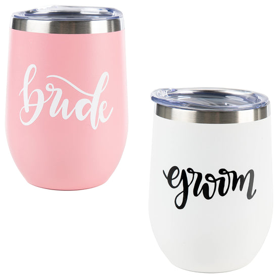 12 OZ Insulated Wine Tumbler - Bridal Bundle