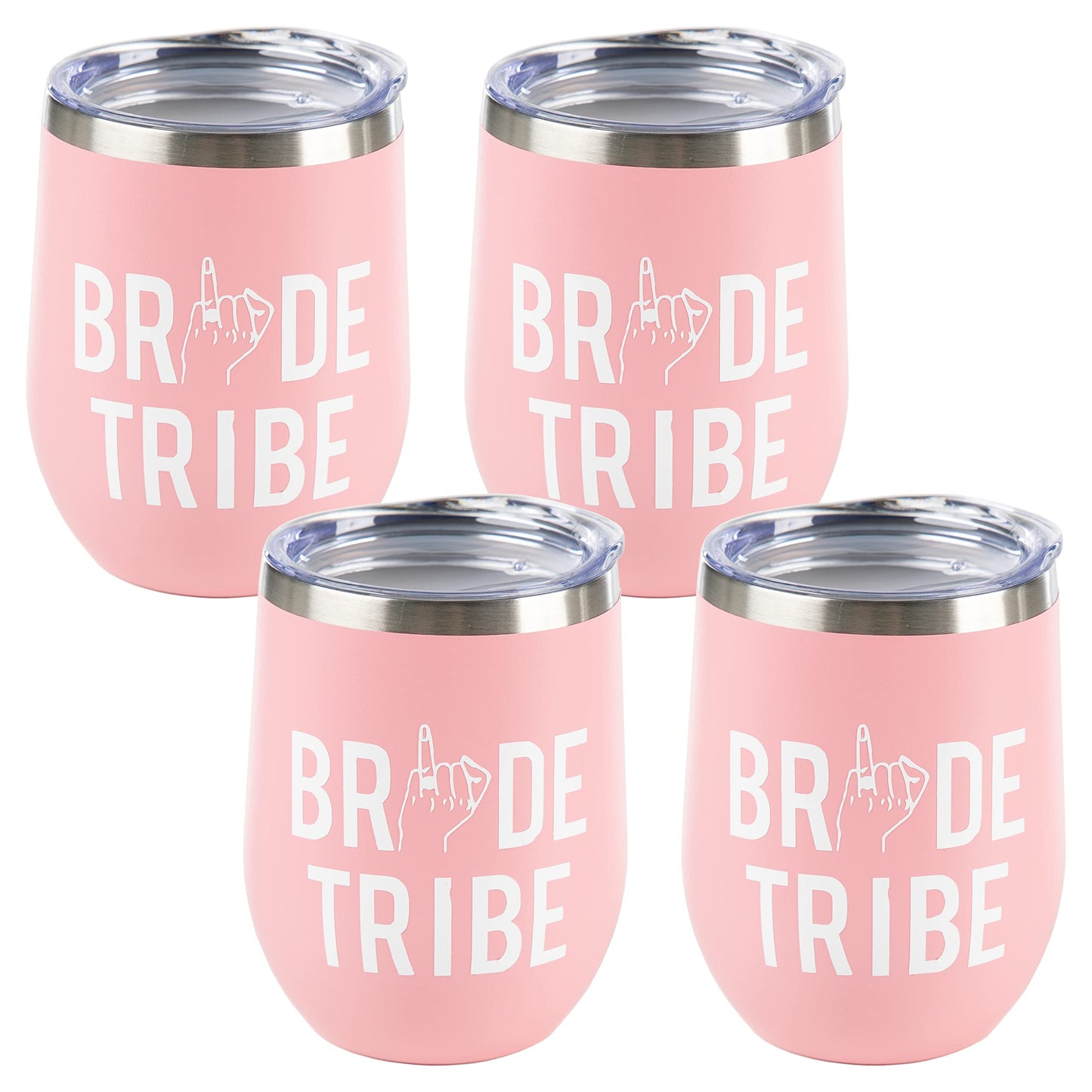 12 OZ Insulated Wine Tumbler - Bridal Bundle